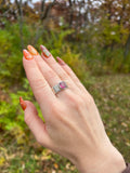 Pink Tourmaline Sterling silver ring